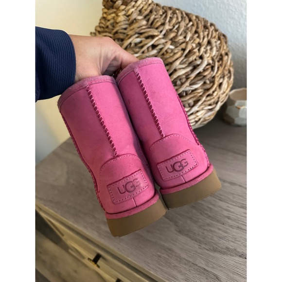 Kids Girls Link UGG Classic Sheepskin Lined Boots Winter Warm Size 8 Toddler - Picture 2 of 5